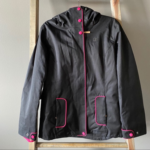 DC Black and Pink Winter Jacket - Picture 2 of 6